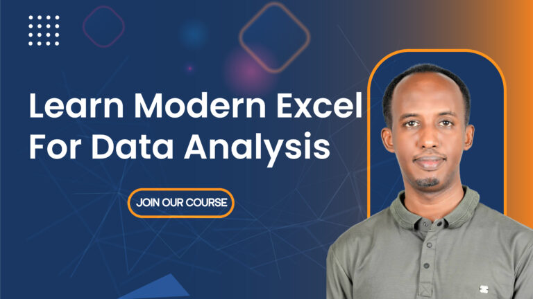 Learn Modern Excel for Data Analysis